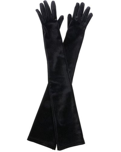 Alberta Ferretti Arm-length Gloves - Black