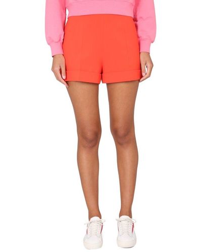 Moschino Shorts In Cady - Red