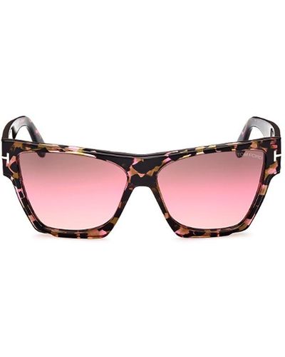 Tom Ford Cat-eye Frame Sunglasses - Pink
