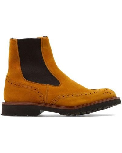 Tricker's Henry Country Dealer Ankle Boots - Orange