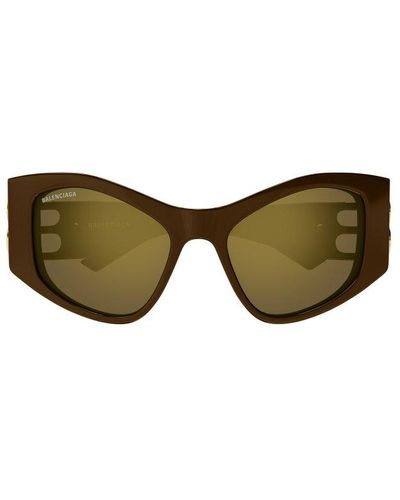Balenciaga Dynasty Xl D-frame Sunglasses - Green