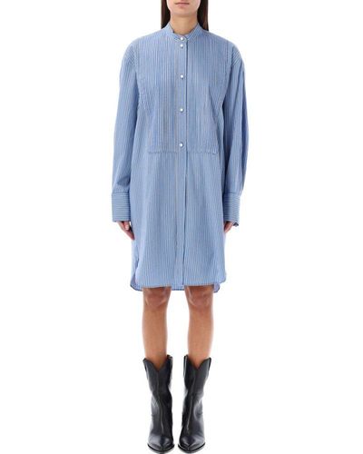 Isabel Marant Rineta Shirt Dress - Blue