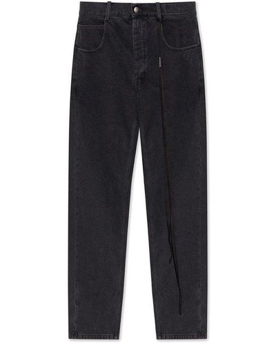 Ann Demeulemeester Jeans With Pockets - Black