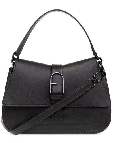 Furla 'flow Medium' Shoulder Bag, - Black
