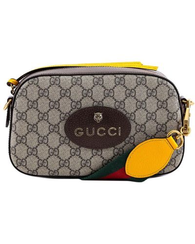 Gucci Neo Vintage GG Supreme Messenger Bag - Metallic