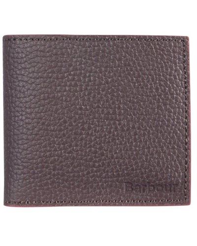 Barbour Bi-fold Wallet With Logo - Multicolor