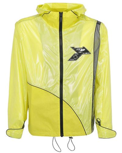 Marcelo Burlon Hooded Jacket - Yellow