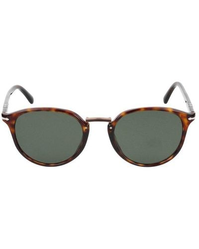 Persol Typewriter Round Frame Sunglasses - Multicolor