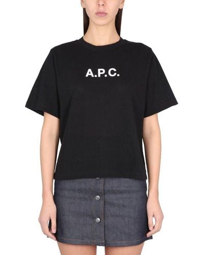 A.P.C. T-shirt Mae - Black