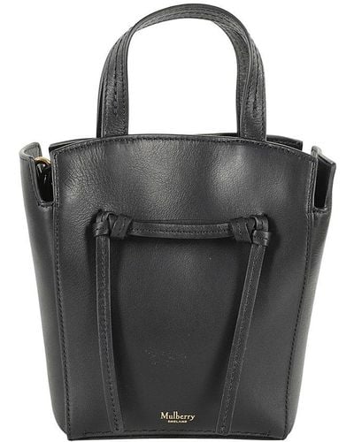 Mulberry Clovelly Mini Tote - Black