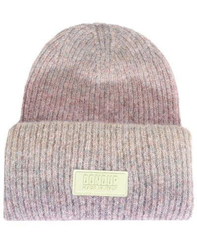 Dondup Logo Patch Beanie - White