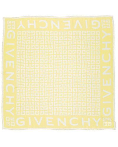 Givenchy 4g Motif Square Twill - Yellow