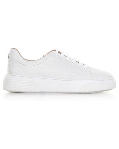 Fratelli Rossetti Logo Plaque Lace-up Sneakers - White