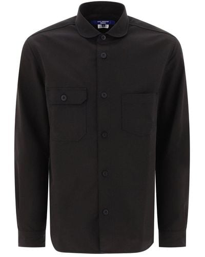 Junya Watanabe Buttoned Overshirt - Black