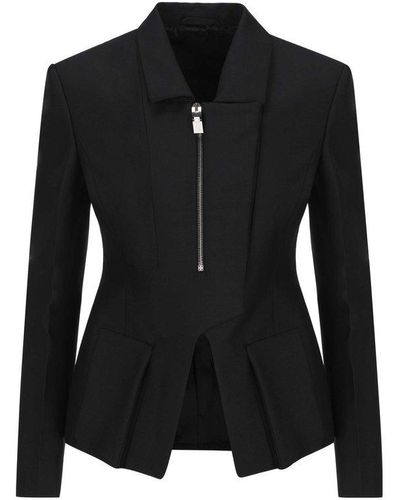 Givenchy Zipped Long-sleeved Jacket - Black