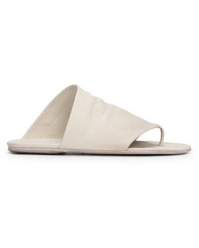 Marsèll Asymmetric Open Toe Sandals - White