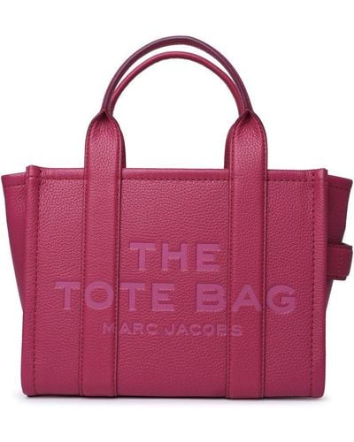 Marc Jacobs The Leather Small Tote Bag - Pink
