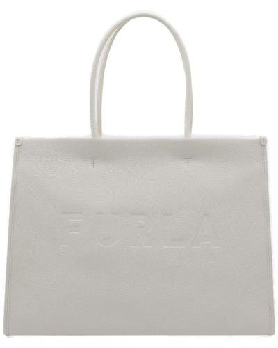Furla Opportunity Large Tote Bag - Grey