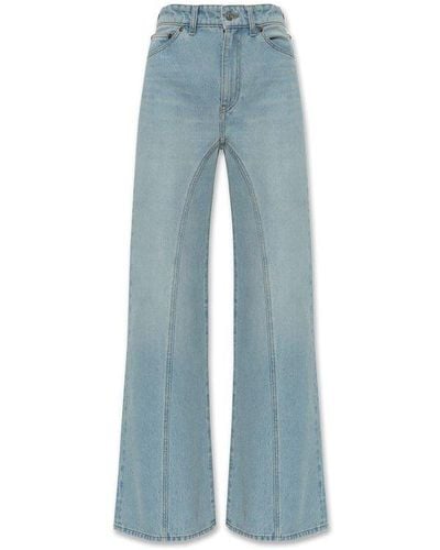 Victoria Beckham 'bianca' Flare Jeans, - Blue