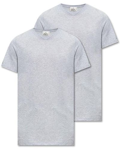Vivienne Westwood Set Of Two T-shirts - Grey