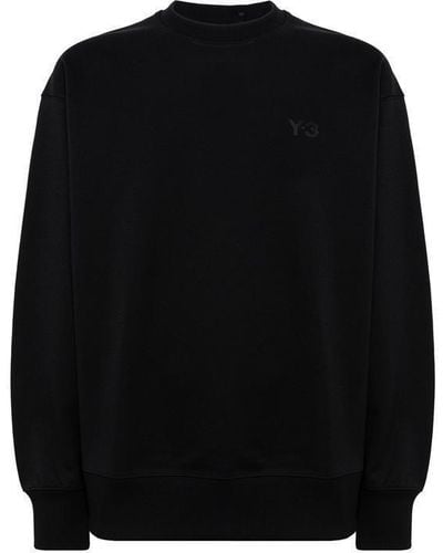 Y-3 Crewneck Long-sleeved Sweatshirt - Black