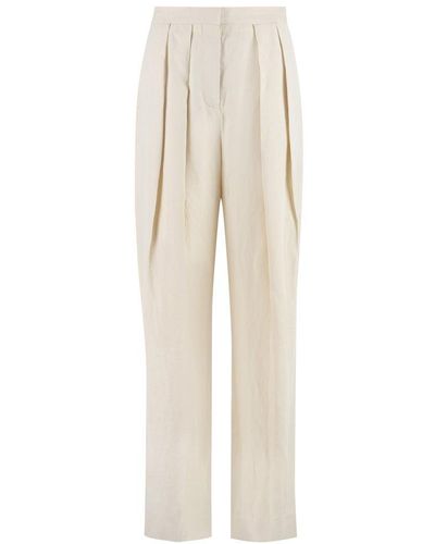 Stella McCartney Stretch Viscose Trousers - White