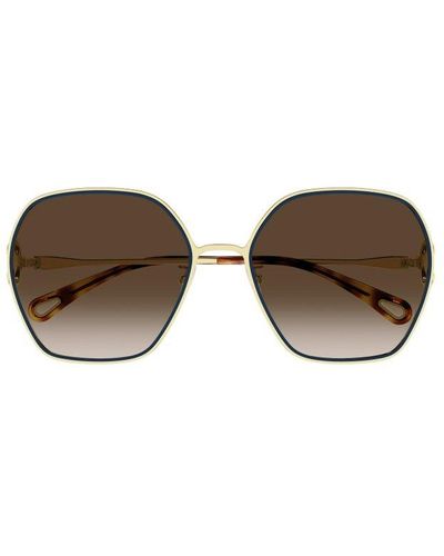 Chloé Round Frame Sunglasses - Multicolor