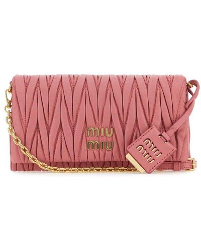 Pink Miu Miu Shoulder bags for Women | Lyst