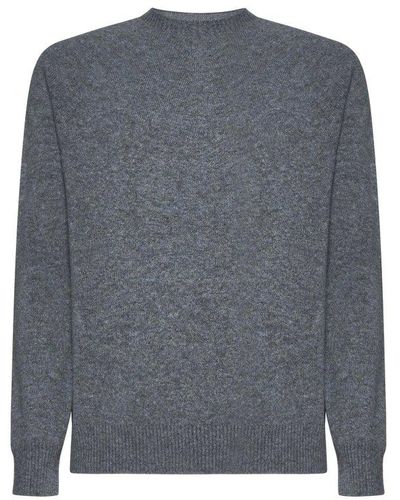 Jil Sander Crewneck Knitted Jumper - Grey