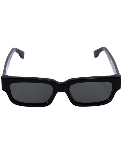 Retrosuperfuture Roma Rectangular Frame Sunglasses - Black