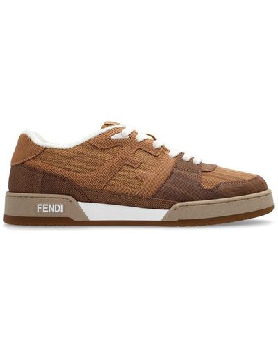Fendi Match Low-top Trainers - Brown