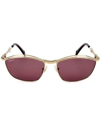 Lanvin Rectangle Frame Sunglasses - Pink
