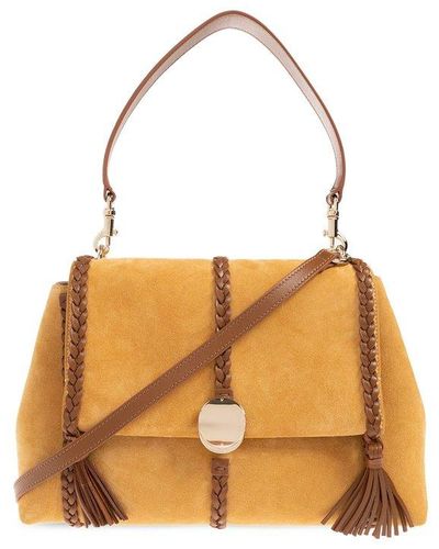 Chloé 'penelope Medium' Shoulder Bag, - Brown