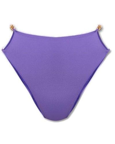 Stella McCartney Cut-out Swimsuit Bottoms - Purple