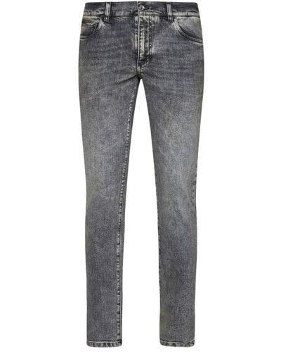 Dolce & Gabbana Slim-fit Jeans - Gray