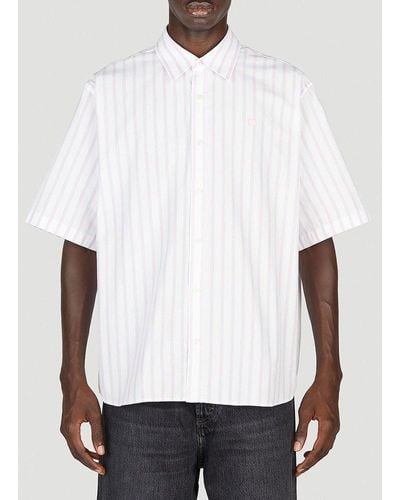 Acne Studios Striped Button-up Shirt - White