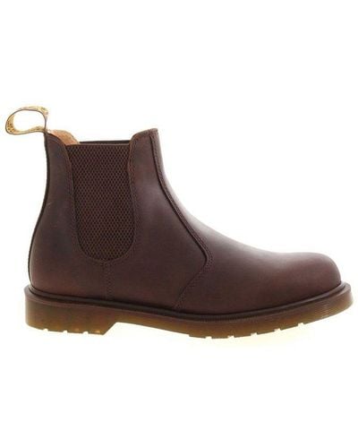 Dr. Martens 2976 Crazy Horse Ankle Boots - Brown