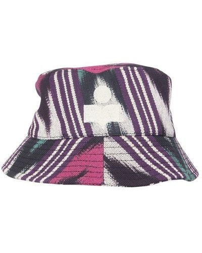 Isabel Marant Haley Bucket Hat - Purple