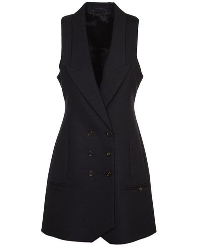 Philosophy Di Lorenzo Serafini Fitted Waist Blazer Dress - Black