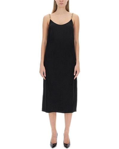 MICHAEL Michael Kors Dress With Logo Straps - Black