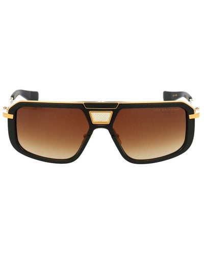 Dita Eyewear Rectangular Frame Sunglasses - Brown