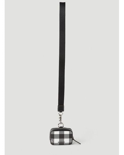 Burberry Lola Lanyard Airpods Case - White