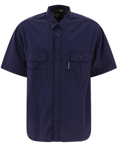 Comme des Garçons Cargo-Style Shirt - Blue