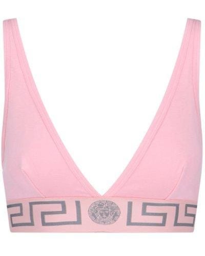 Versace 'la Greca' Bra - Pink