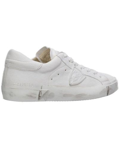 Philippe Model Shoes Leather Trainers Trainers Prsx - White