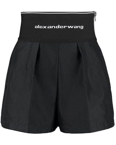 Alexander Wang Cotton Shorts - Black