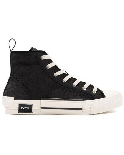 Dior B23 High Top Sneakers - Black