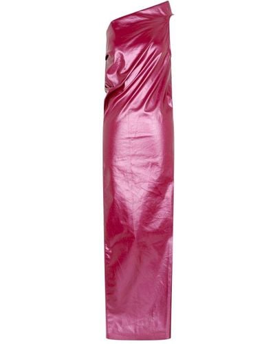 Rick Owens Denim Dress - Pink