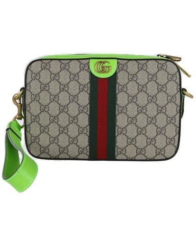 Gucci Ophidia GG Small Crossobody Bag - Green