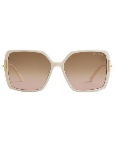 Tom Ford Square Frame Sunglasses - White